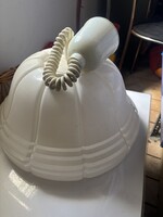 Nagy méretű (40 cm) retró Szarvasi jellegű lehúzható műanyag csillár