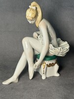 Szovjet Kijevi porcelán figura "Balerina"