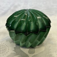 Malachit üveg bonbonier