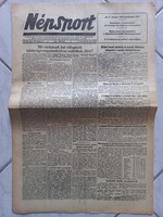 Népsport 1954. november 12. Aranycsapat Magyarország–Ausztria Puskás Kocsis