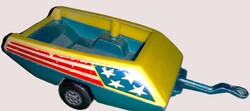 1973.MATCHBOX - LESNEY - SUPER KINGS - TRACTOR TRAILER K- 3- 1:36 utánfutó fém nagy méret