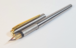 Vintage Montblanc Noblesse Slimline Fountain Pen, 14K Gold Nib, from the 1970s/80s