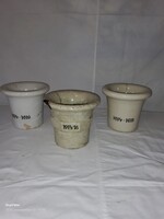 World War I Porcelain Fajan Porcelain Artillery Mortars