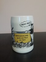 Német sörös korsó, 0,5 liter, V.