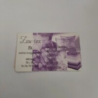 Zsu-tex Bt. Baja kártyanaptár 2000 - textil kis-és nagykereskedés