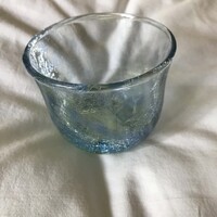 Retro Handmade Veil Glass Cup (1990s)