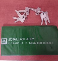 Trabant jótállási jegy, merkúr