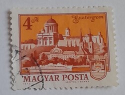1973 Tájak-városok (II) 4 Ft pecsételt