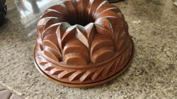 Biedermeier Metal Pastry Chef's Baking Mold, Sharp Outline, Museum Quality
