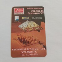 Krausz & Társai Kereskedelmi Bt. Kiskunhalas kártyanaptár 2007 - Iparcikk és Üvegáru Bolt