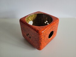 Régi retro kerámia virágtartó kaspó mid century