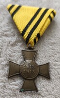 Ferenc József 1912-1913 Mozgósítási kereszt