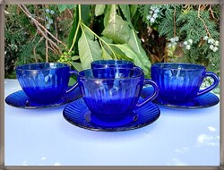 High-Quality Brazilian Colorex, Dark Blue, Heat-Resistant Cup Sets