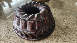 Biedermeier Metal Pastry Chef's Baking Mold, Sharp Outline, Museum Quality