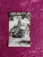 Zebegény vintage fotó képeslap – Dőry-villa üdülő (futott, 1963)