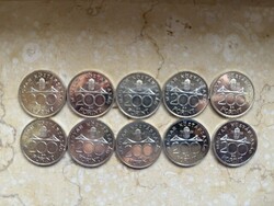 10 pcs 1992 Silver 200 Ft Coins