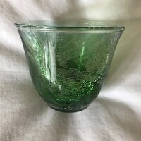 Retro Handmade Veil Glass Cup (1990s)