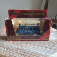 Szép 1986-os Matchbox autó (1922, A.E.C. omnibusz, Models of Yesteryear)