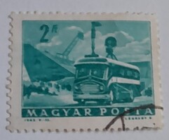 1963 Közlekedés (I) 2 Ft pecsételt