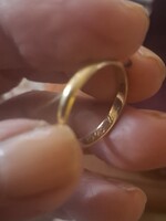 14k arany karika gyűrű
