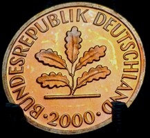 Németország 1 pfennig, 2000 Verdejel "D" - München M01B3V