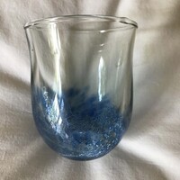 Retro Handmade Veil Glass Cup (1990s)
