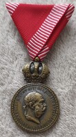 Ferenc József Bronz Katonai Érdemérem (Signum Laudis)