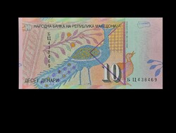 MACEDÓNIA – 10 DENÁR – 1996