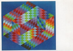 Képeslap: Viktor Vasarely.