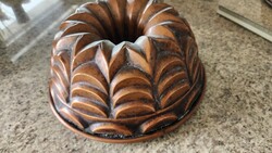 Biedermeier Metal Pastry Chef's Baking Mold, Sharp Outline, Museum Quality