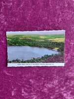 Ritka retro ausztrál képeslap – Lake Barrine kráter-tó (1950-es évek, Murray Views)