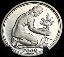 Németország 50 pfennig, 2000 Verdejel "D" - München M01C2V
