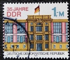 ND2890p / NDK 1984 35 éves az NDK blokk bélyege pecsételt