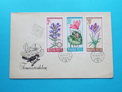 FDC (C9) - 1966. Természetvédelem I. - Virág VII. - (Kat.: 450.-)