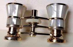 Antique Theater Monocular with Mother-of-Pearl Inlay