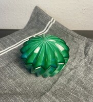 Art Deco Malachite Glass Jewelry Box!