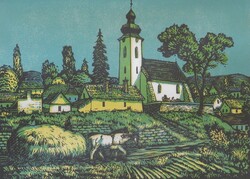 (K) Réti Mátyás (1922-2002) : Öreg falu
