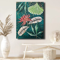 JMModernAbstract CHEERFUL NATURE 60x80 cm-es kortárs vászon festmény