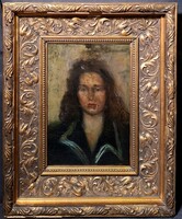 Vintage Female Portrait in Exclusive Frame - Quality Oil Painting - Antique or Early 20th Century