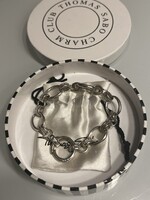 Thomas Sabo ezüst karkötő oválus szemekből, 20 cm hosszú