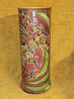Zsolnay Vase with Floral Grooved Decoration, circa 1903