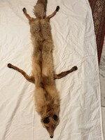 Vintage valódi vörösróka prém stóla –  145 cm, szép állapot