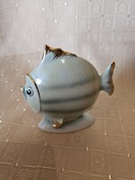 Kispesti porcelán Drasche Hal art deco Ritka festésű!