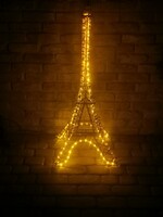 Eiffel Tower Deluxe fémépítő játék Eiffel torony óriás 125cm magas fém makett kültéri led világítás