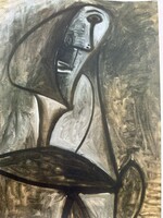 Pablo Picasso szárazpecséttel hitelesített számozott kiadás