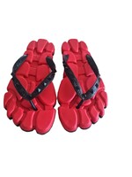 Unisex Red and Black Strap Sandals. Size: 41.5. Code: CP 163