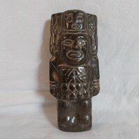 Vintage dél-amerikai indián fali kerámia szobor / dísztárgy
