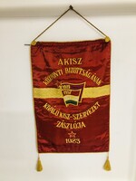 Hollóházi, KISZ flag from 1983