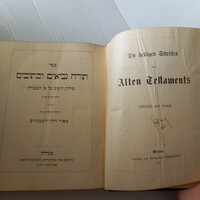 Antik Ótestamentum héber-német nyelven 1923-as