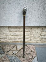 Koponya Halálfejes sétapálca, sétabot, tőrősbot , kard , bajonett
